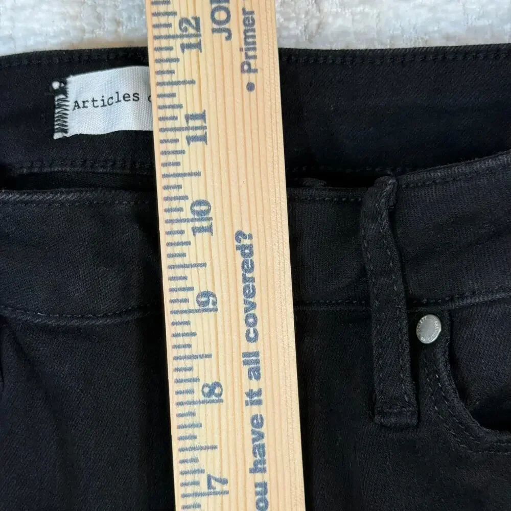 Articles of society womens black denim skinnny jeans size 2